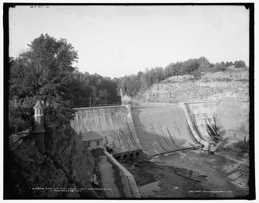 Dam of the Utica Light and Power Co., Trenton chasm, N.Y.