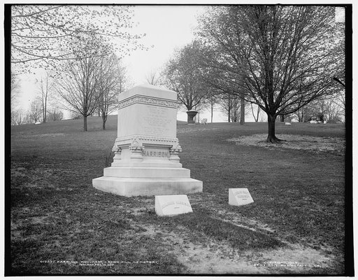 Harrison monument, Crown Hill Cemetery, Indianapolis, Ind.
