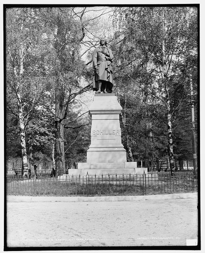 Schiller statue, City Park, Columbus, O[hio