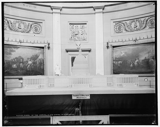 Model of the Capitol in the Capitol at Washington