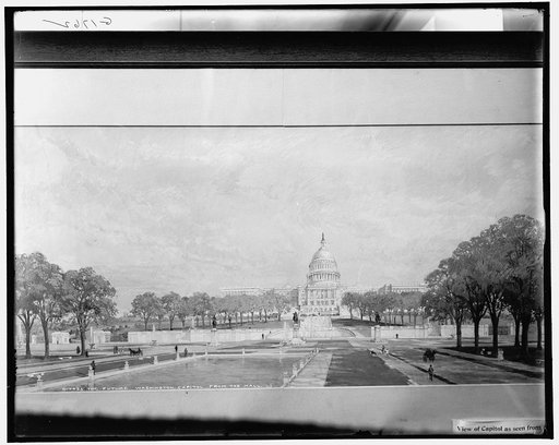 The Future Washington, [United States] Capitol from the Mall
