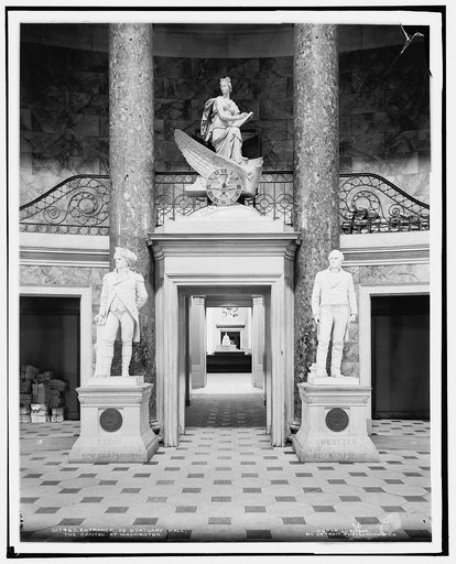 Entrance to Statuary Hall, the Capitol at Washington
