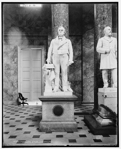 Lewis Cass statue, Statuary Hall, the Capitol at Washington