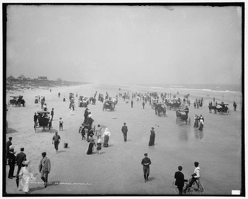 Beach at Seabreeze, Daytona, Fla.