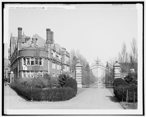 Hamilton Walk and dormitories, University of Pennsylvania