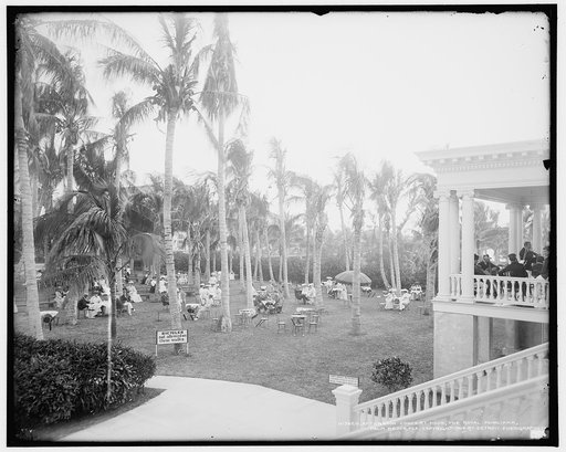 Afternoon concert hour, the Royal Poinciana, Palm Beach, Fla.
