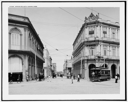 Avenida Zalueta [i.e. Zulueta], Havana, Cuba