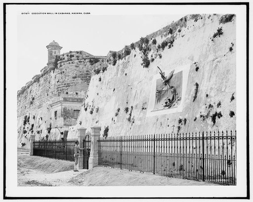 Execution Wall in Cabanas, Havana, Cuba