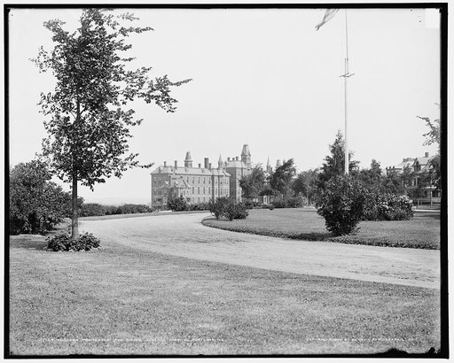 Western promenade and Maine General Hospital, Portland, Me.