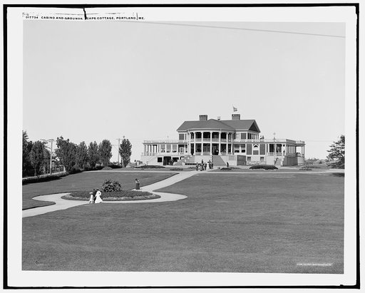 Casino and grounds, Cape Cottage, Portland, Me.