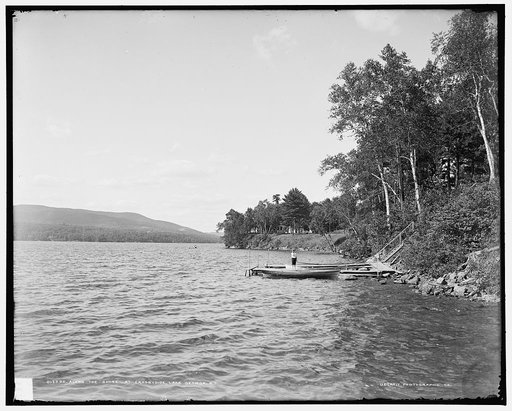 Along the shore at Crosbyside, Lake George, N.Y.