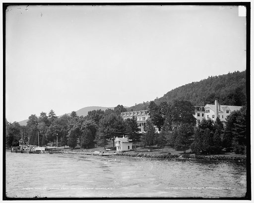 Marion House [i.e. Hotel] from the lake, Lake George, N.Y.