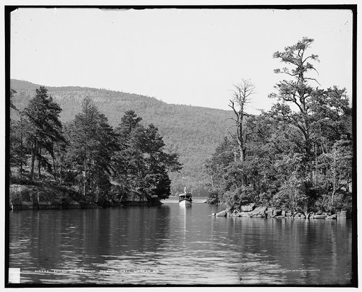 Along the Harbor Islands, Lake George, N.Y.