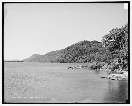 South from Sabbath Day Point, Lake George, N.Y.