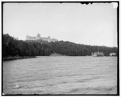 Hotel Champlain from steamboat dock