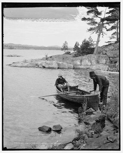 Off for a fishing trip, Whitefish Bay, Ont.