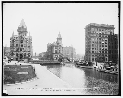 Erie Canal at Salina Street, Syracuse, N.Y.
