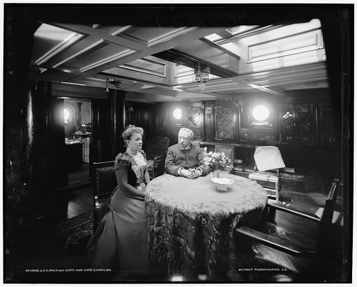 U.S.S. Raleigh, Capt. and Mrs. Coghlan