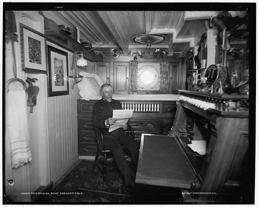 U.S.S. Raleigh, chief engineer Able