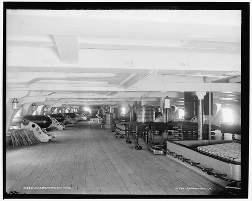 U.S.S. Richmond, gun deck