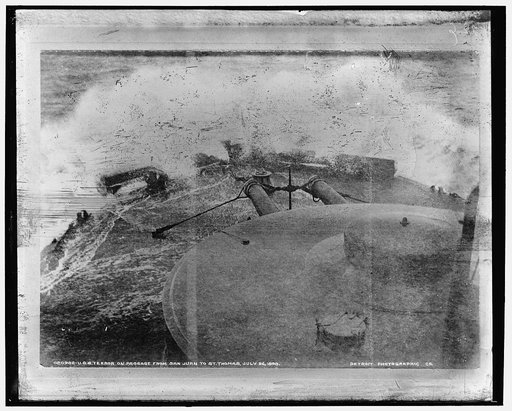 U.S.S. Terror on passage from San Juan to St. Thomas