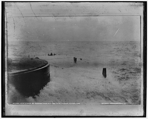 U.S.S. Terror on passage from San Juan to St. Thomas