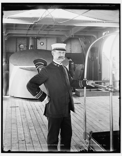 U.S.S. Texas, Lieut. Commander Hurber