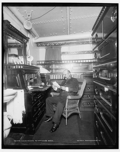 U.S.S. Texas, an officer's room