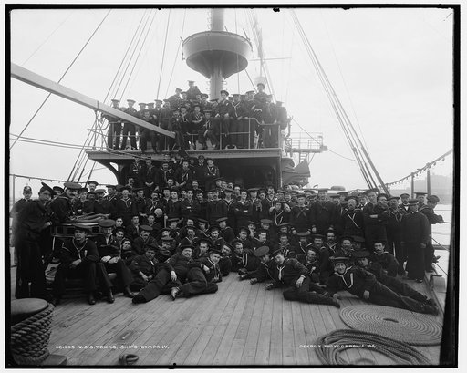 U.S.S. Texas, ship's company