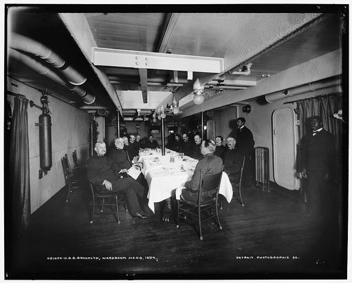 U.S.S. Brooklyn, wardroom mess