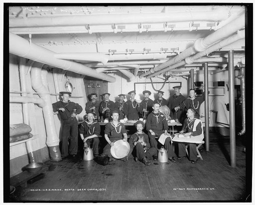 U.S.S. Maine, berth deck cooks