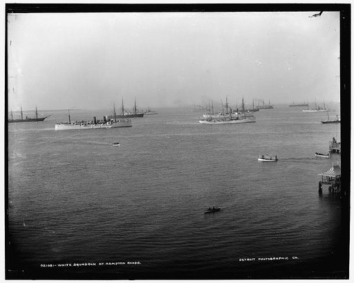 White Squadron at Hampton Roads