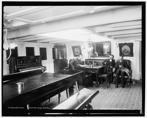 Ward room, Russian naval vessel