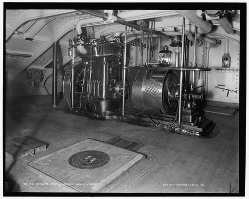 Dynamo room, Russian naval vessel