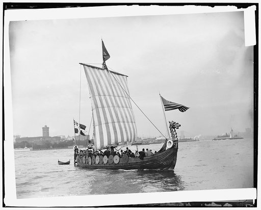 The Viking ship
