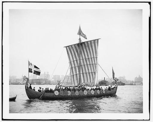 The Viking ship