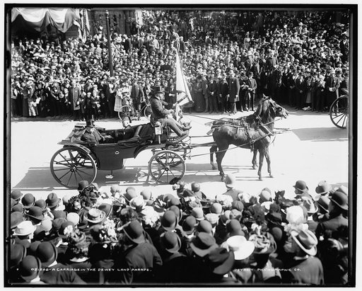 A Carriage in the Dewey Land Parade