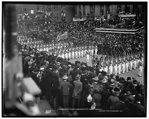West Point cadets, Dewey Land Parade