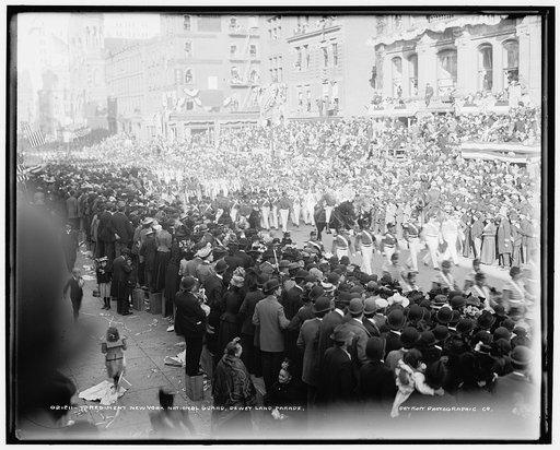 7th regiment, New York National Guard, Dewey Land Parade