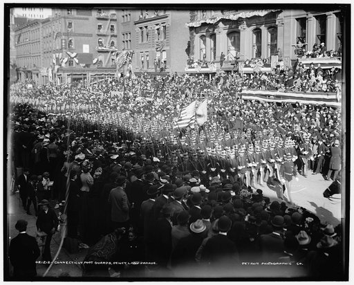 Connecticut Foot Guards, Dewey Land Parade