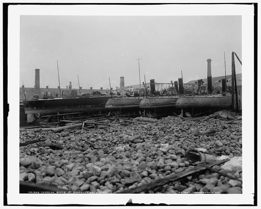 Torpedo boats at Brooklyn Navy Yard