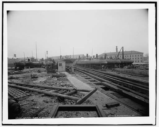 Torpedo boats at Brooklyn Navy Yard