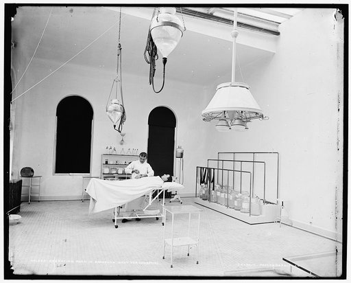 Operating room in Brooklyn Navy Yard Hospital