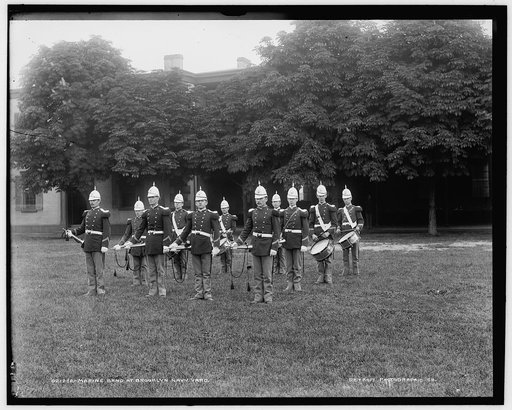 Marine band at Brooklyn Navy Yard