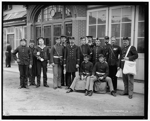 Mail orderlies of all nations at Hampton Roads