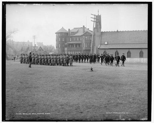 Battalion drill, Hampton Roads