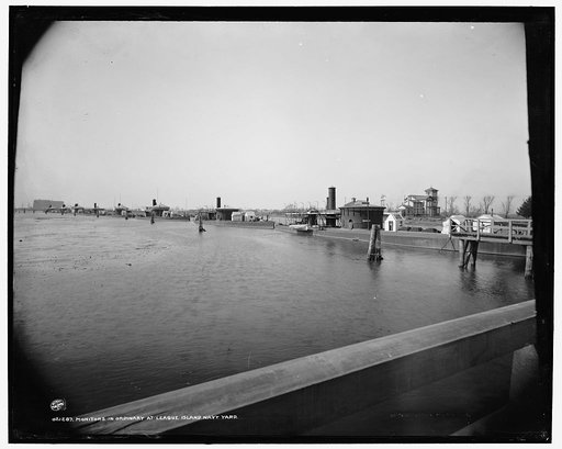 Monitors in ordinary at League Island Navy Yard