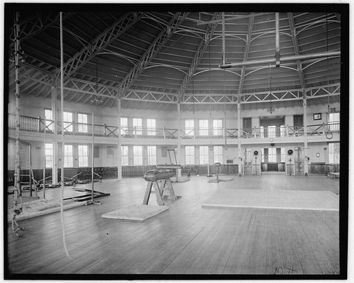 Gymnasium interior, U.S. Naval Academy