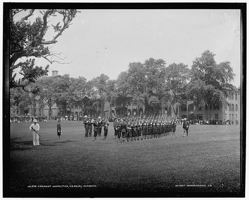 Company inspection, U.S. Naval Academy