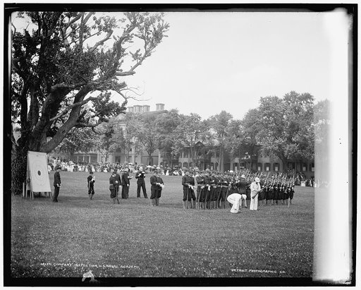 Company inspection, U.S. Naval Academy
